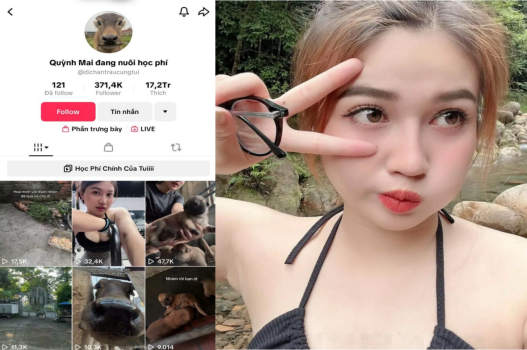 Clip nóng Quỳnh Mai tập gym mông to