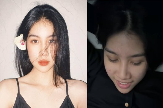 Nụ cười rạng rỡ khi thấy bạn trai mạnh mẽ