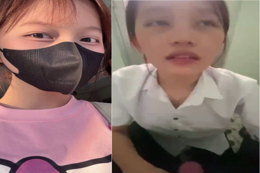 Quan hệ nữ sinh đòi oral sex bạn trong WC